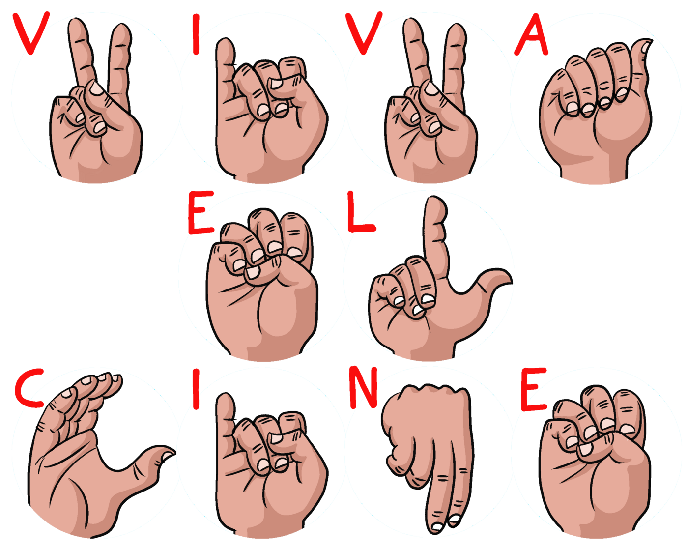 VIVA EL CINE en lengua de señas
